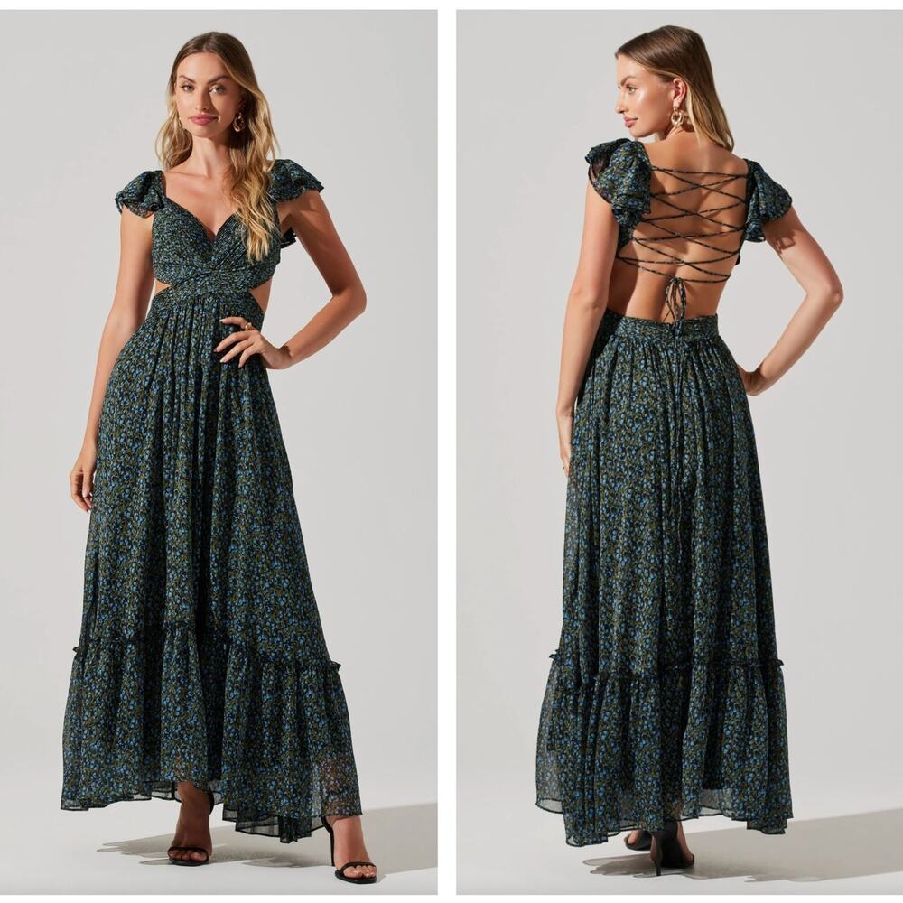 Elegant Floral Maxi Dress